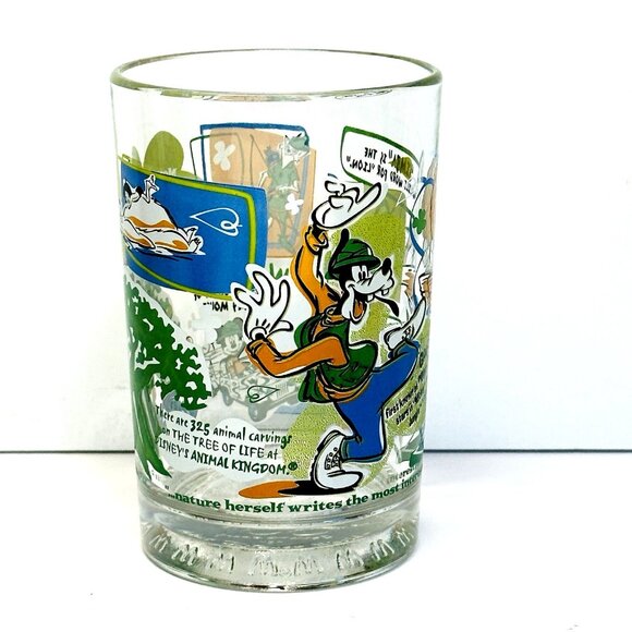 Walt Disney 100 Years of Magic Tumbler Glass Macdonalds Mickey Mouse Goofy - Picture 1 of 10